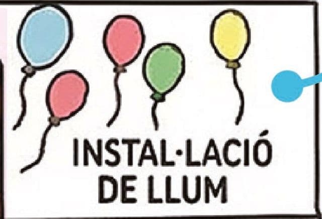 Il·lustració de globus de colors